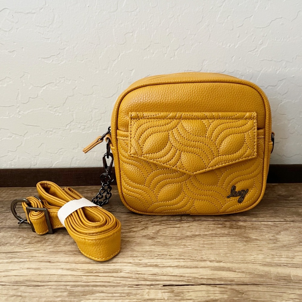 LUG Swing VL Convertible Crossbody - Amber Yellow